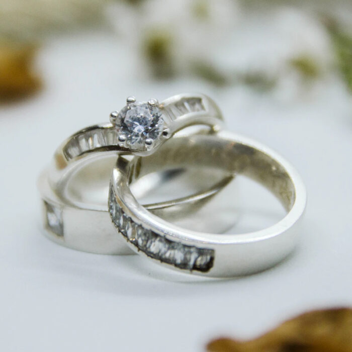 Diamond Wedding Ring - Image 1
